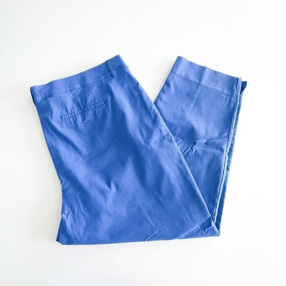 Reitmans Savvy Womens Chic Fit Pants Casual Stretch Blue Plus Size 24 - Picture 1 of 9